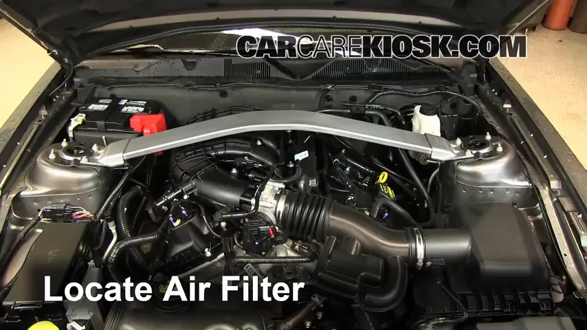 2013 Ford Mustang 3.7L V6 Convertible Air Filter (Engine)